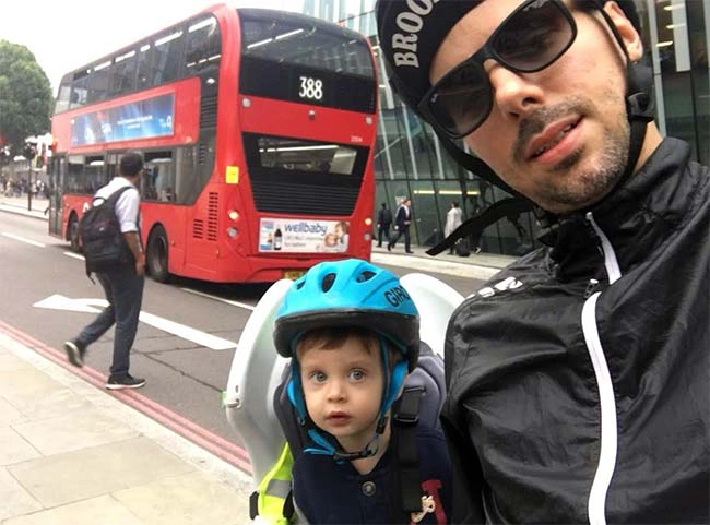 Cycling with children in London